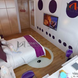 Mẫu thiết kế nội thất chung cư hiện đại NTC1401