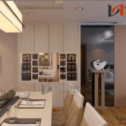 Mẫu thiết kế nội thất chung cư hiện đại NTC1401