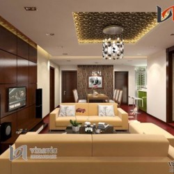 Nội thất chung cư 3 phòng ngủ 1 P.khách, bếp ăn NTC1405