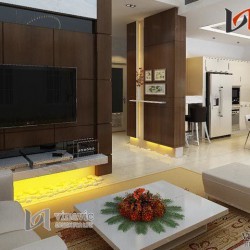 Nội thất hiện đại cho căn hộ chung cư NTC1408