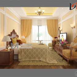 Thiết kế nội thất chung cư 124m2 sang trọng NTC1413
