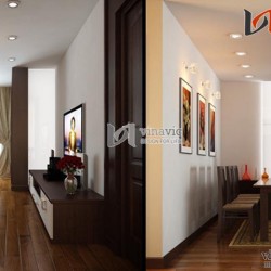Mẫu nội thất tone màu nâu trầm quyến rũ NTC1415
