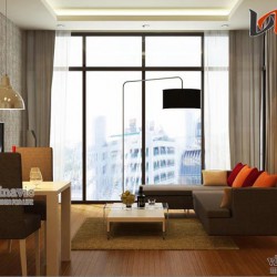 Thiết kế nội thất chung cư 3 phòng ngủ 112m2 NTC1417