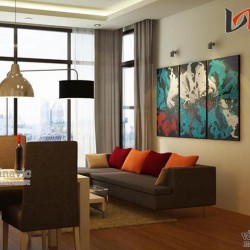 Thiết kế nội thất chung cư 3 phòng ngủ 112m2 NTC1417