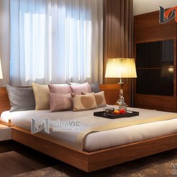Nội thất chung cư 75m2 tone trắng tinh khôi  NTC1419
