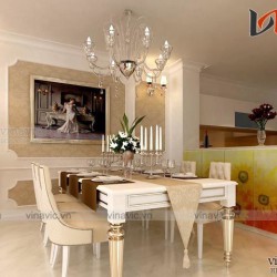 Nội thất chung cư theo phong cách hoàng gia NTC1423