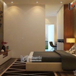 Nội thất chung cư 125m2 3 phòng ngủ hiện đại NTC1420