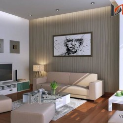 Nội thất chung cư hiện đại 3 phòng ngủ 120m2 NTC1403