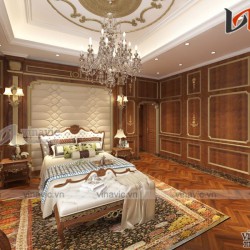 Mẫu dinh thự 1 trệt 2 lầu cao cấp gần gũi thiên nhiên có mặt tiền rộng BT1838