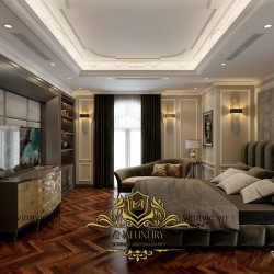 Nội thất cổ điển cho căn biệt thự lộng lẫy ở Hải Dương NT2013