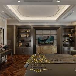 Nội thất cổ điển cho căn biệt thự lộng lẫy ở Hải Dương NT2013