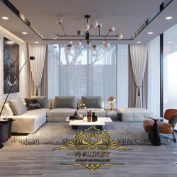 Mẫu nội thất hiện đại sang trọng tinh tế ở Mộc Châu - Sơn La NT2008