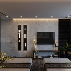 Mẫu nội thất hiện đại sang trọng tinh tế ở Mộc Châu - Sơn La NT2008