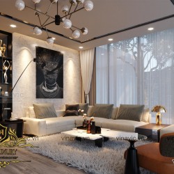 Mẫu nội thất hiện đại sang trọng tinh tế ở Mộc Châu - Sơn La NT2008