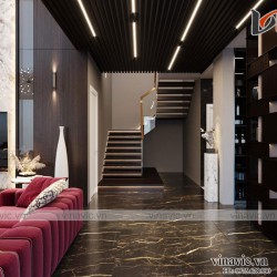 Thiết kế Villa 3 tầng hiện đại ở Chương Mỹ - Hà Nội BT2016