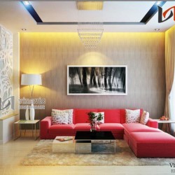Phối màu đặc biệt trong từng không gian sống nhà ống NTO1402