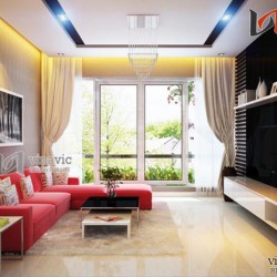 Phối màu đặc biệt trong từng không gian sống nhà ống NTO1402