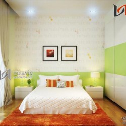 Phối màu đặc biệt trong từng không gian sống nhà ống NTO1402