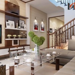 Sự kết hợp hoàn hảo của gam màu trầm trong thiết kế nội thất NTO1404
