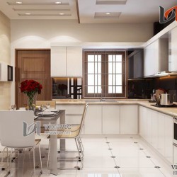 Sự kết hợp hoàn hảo của gam màu trầm trong thiết kế nội thất NTO1404