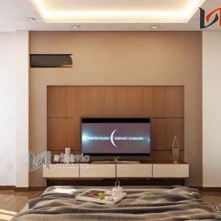 Sự kết hợp hoàn hảo của gam màu trầm trong thiết kế nội thất NTO1404