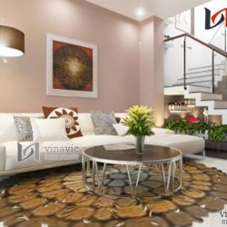 Tinh tế với mẫu thiết kế nội thất phong cách hiện đại NTO1407