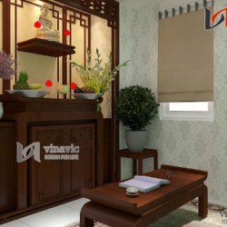 Tinh tế với mẫu thiết kế nội thất phong cách hiện đại NTO1407