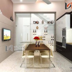Tinh tế với mẫu thiết kế nội thất phong cách hiện đại NTO1407