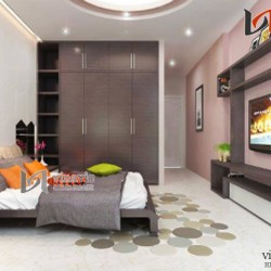 Tinh tế với mẫu thiết kế nội thất phong cách hiện đại NTO1407