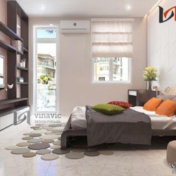Tinh tế với mẫu thiết kế nội thất phong cách hiện đại NTO1407