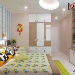 Tinh tế với mẫu thiết kế nội thất phong cách hiện đại NTO1407