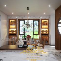 Nội thất biệt thự 2 tầng ở Hà Nội phong cách hiện đại NT2017