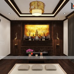 Biệt thự 3 tầng 4 phòng ngủ BT1908 mang phong cách hiện đại đầy đủ tiện nghi