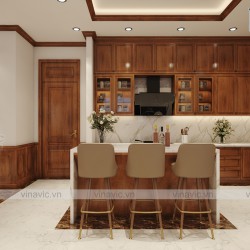 Siêu phẩm nhà đẹp 2 tầng làm bằng gỗ Conwood 