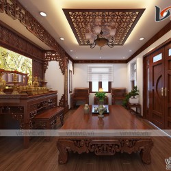 Nhà đẹp 2 tầng mái thái hiện đại nổi bật nhất biển Sầm Sơn BT1911