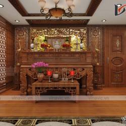 Mẫu thiết kế biệt thự 2 tầng tân cổ kiểu pháp đẹp BT1803