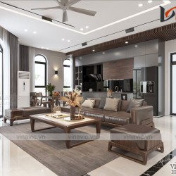 Nội thất Villa phong cách hiện đại ở Vinhome Ocean Park NT2018