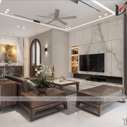 Nội thất Villa phong cách hiện đại ở Vinhome Ocean Park NT2018