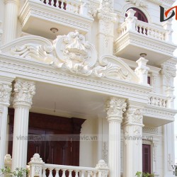 Mẫu biệt thự tân cổ điển 3 tầng kiểu pháp 140m2 đẳng cấp BT1601