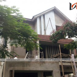 Hoàn thiện công trình biệt thự 3 tầng phân diện độc đáo TCBT1684