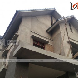 Hoàn thiện công trình biệt thự 2 tầng phân diện mạnh mẽ TCBT1620