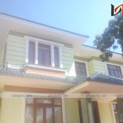 Hoàn thiện công trình biệt thự 2 mái thái ấn tượng TCBT1688