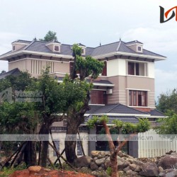 Hoàn thiện công trình biệt thự 3 tầng hiện đại diện tích lớn TCBT1516