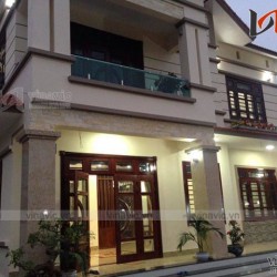 Xây nhà đẹp trọn gói công trình biệt thự 2 tầng TCBT1455