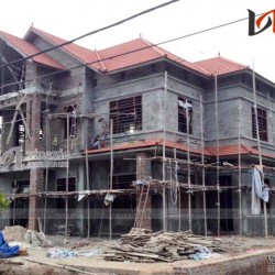 Xây nhà đẹp trọn gói công trình biệt thự 2 tầng TCBT1455