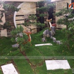 Xây nhà đẹp trọn gói công trình biệt thự 2 tầng TCBT1455