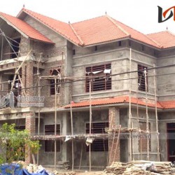 Xây nhà đẹp trọn gói công trình biệt thự 2 tầng TCBT1455