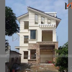 Hình ảnh thực tế thi công xây dựng nhà biệt thự 3 tầng TCBT1487