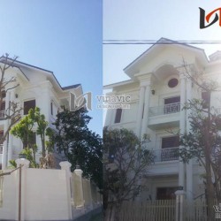 Hình ảnh thực tế xây nhà biệt thự đẹp 3 tầng hiện đại TCBT1403