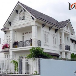 Hình ảnh thực tế xây dựng hoàn thiện nhà biệt thự TCBT1467